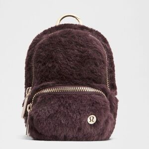 Lululemon NWT Mini Luxe Plum Backpack/Bag Charm